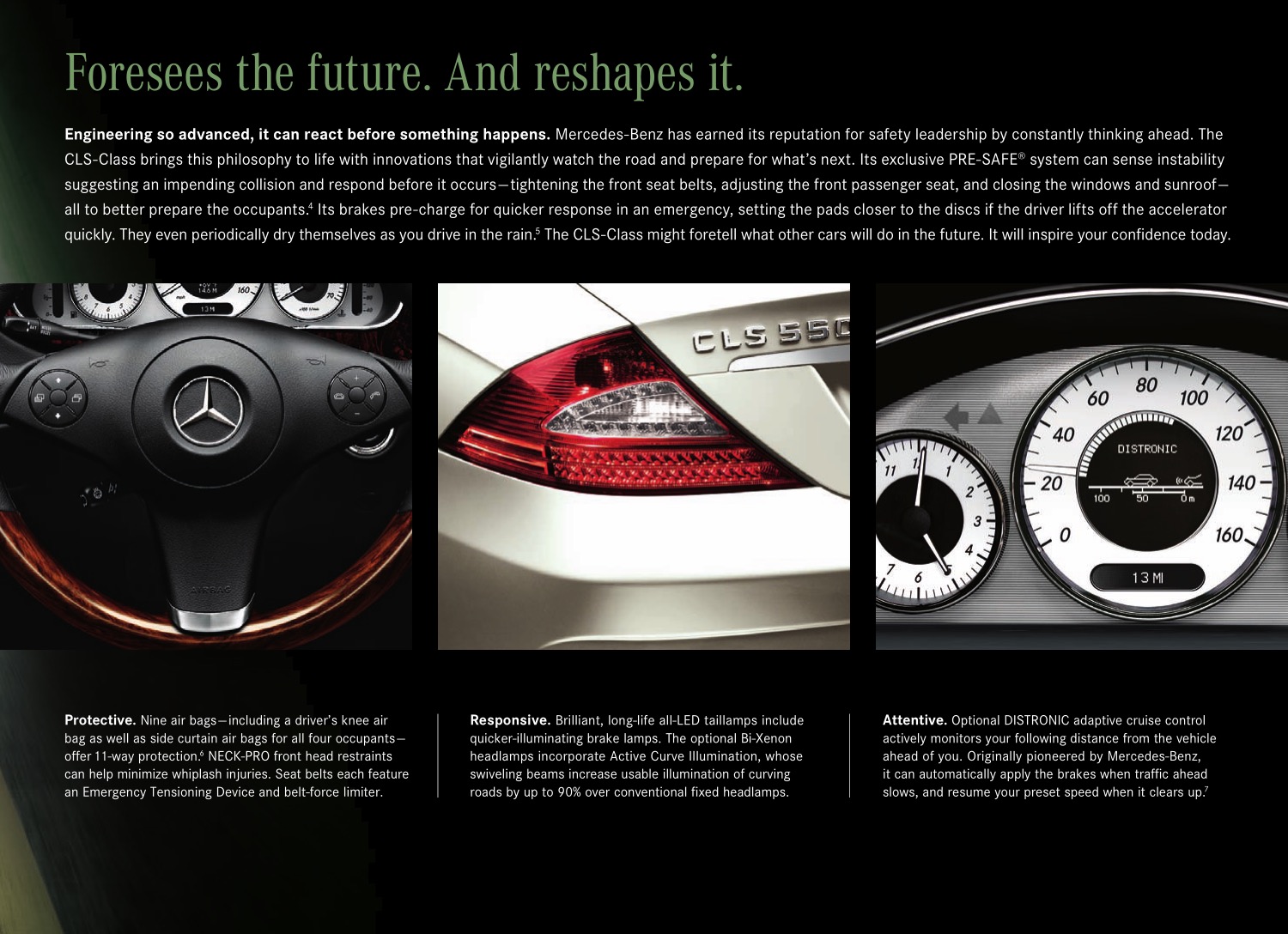 2011 Mercedes-Benz CLS-Class Brochure Page 16